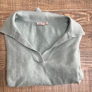 Faherty Jackson Sweater Polo - Jadeite Heather - Size M